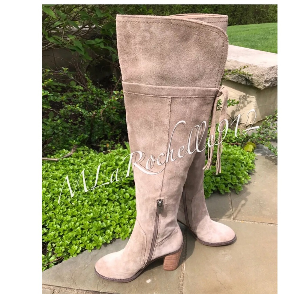 $250 NEW! - Franco Sarto Over the Knee Boots 6M - Picture 2 of 6
